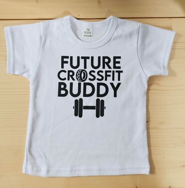 Baby Wit T-Shirt Crossfit Buddy Maat 74
